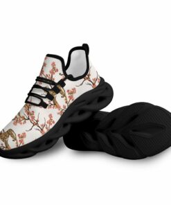 Tropical Coconut Palm Trees Leopard Max Soul Shoes