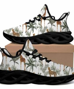 Tropical Palm Jungle Giraffe Tiger Max Soul Shoes