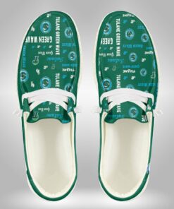 Tulane Green Wave Hey Dude Shoes With Custom Name