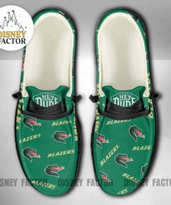 Uab Blazers Custom Name Hey Dude Shoes Sneakers V1