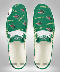 Uab Blazers Custom Name Hey Dude Shoes Sneakers V1