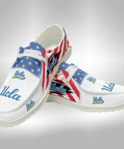 Ucla Bruins Custom Name Hey Dude Shoes Sneakers