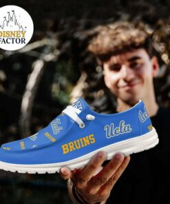 Ucla Bruins Custom Name Hey Dude Shoes Sneakers V1