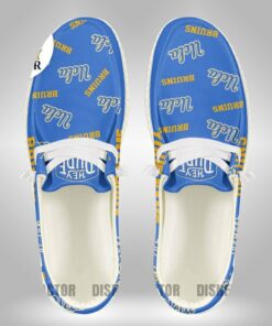 Ucla Bruins Custom Name Hey Dude Shoes Sneakers V1