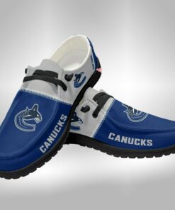 Vancouver Canucks Custom Name Hey Dude Shoes V2