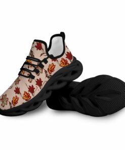 Vintage Floral And Leaves Pattern Max Soul Shoes