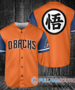 Arizona Diamondbacks Dragon Ball Z Goku Baseball Jersey