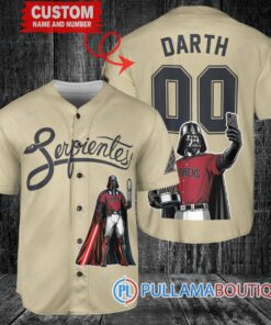 Arizona Diamondbacks x Darth Vader Star Wars with Trophy Baseball Jersey Sand