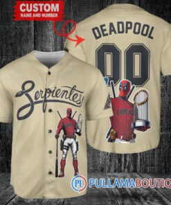 Arizona Diamondbacks x Deadpool with Trophy Baseball Jersey Sand