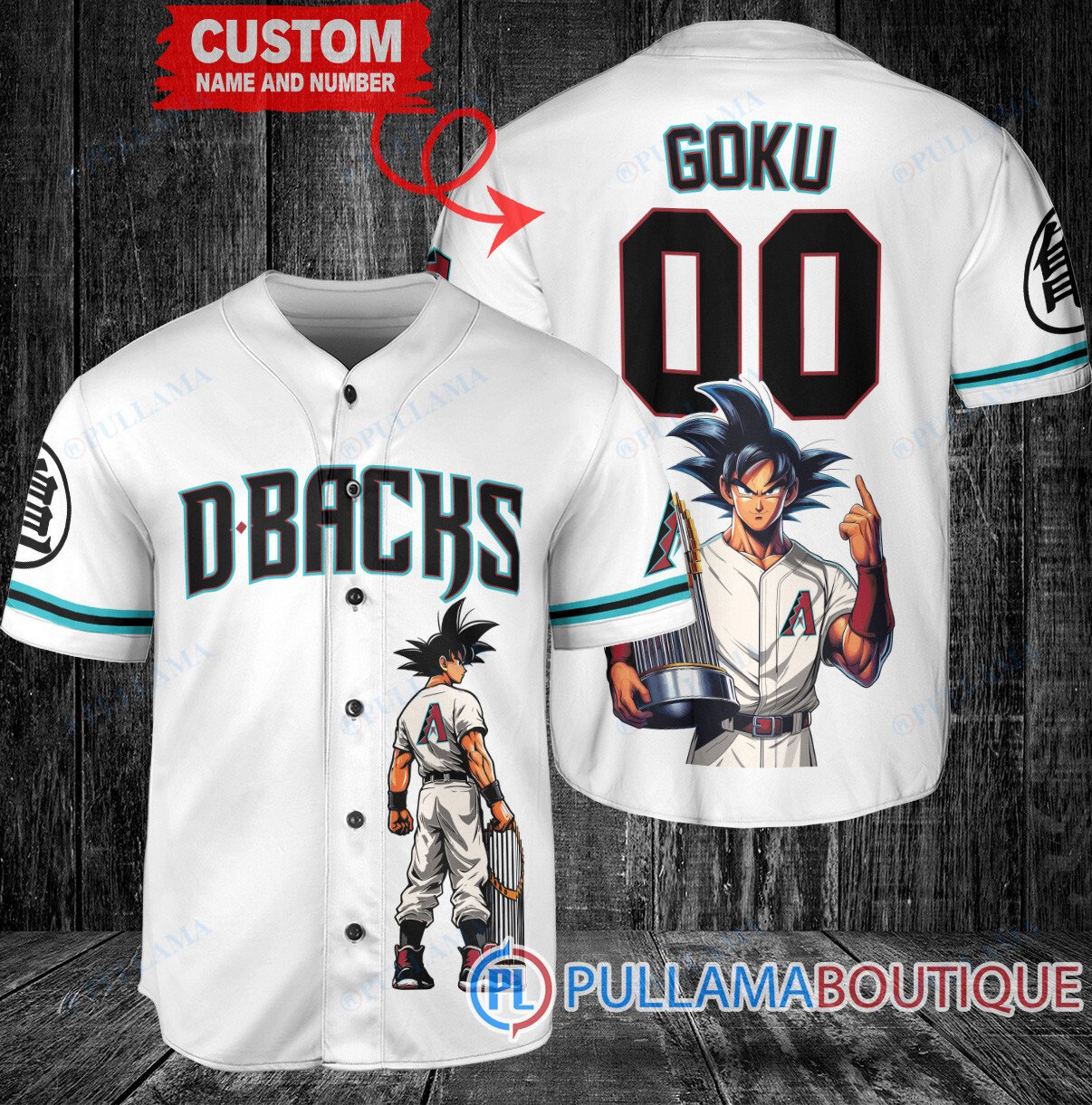 Colorado Rockies x Son Goku Kakarot Super Saiyan Dragon Ball Z with Trophy Baseball Jersey Green V2