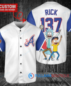 Atlanta Braves x Rick and Morty Baseball Jersey White – City Connect Trophy