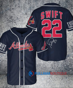 Atlanta Braves x Taylor Swift 22 Baseball Jersey