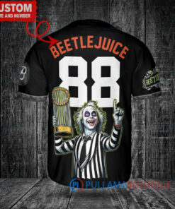 Baltimore Orioles Beetlejuice Halloween World Series Trophy Baseball Jersey