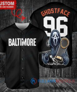 Baltimore Orioles Ghostface Scream Halloween World Series Trophy Jersey