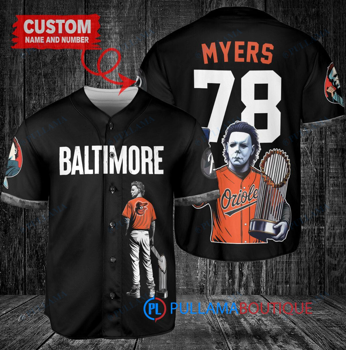 St. Louis Cardinals x Halloween Michael Myers with Trophy Custom Baseball Jersey White