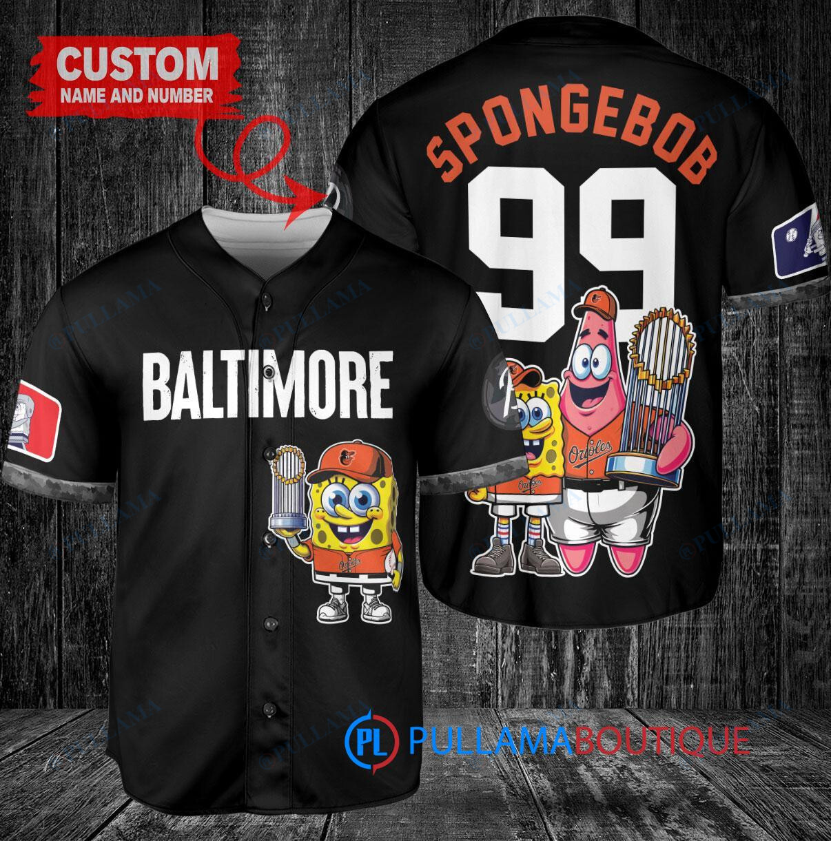 St. Louis Cardinals SpongeBob Baseball Jersey – Red City Connect Trophy