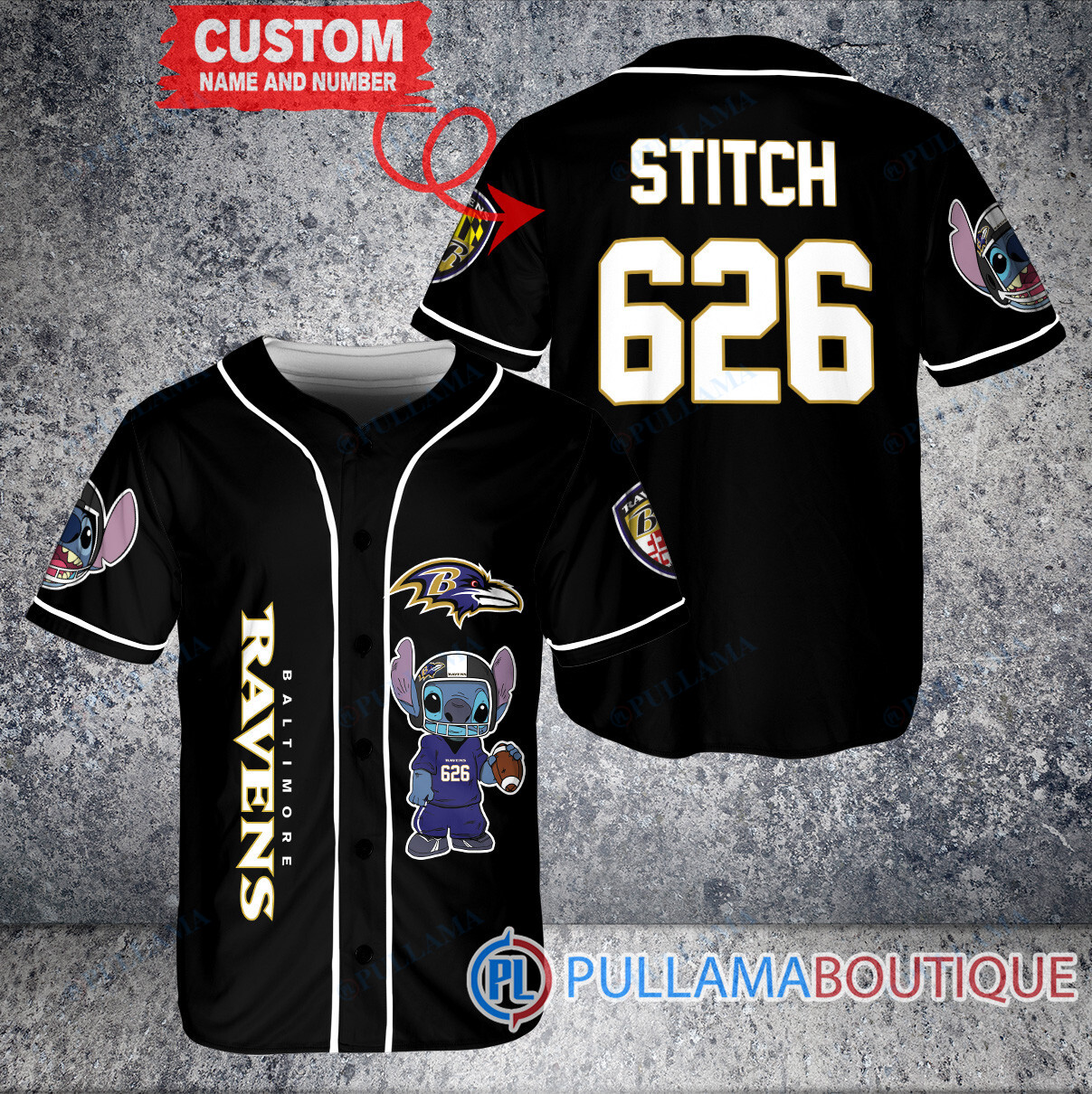 Los Angeles Rams Stitch Custom Baseball Jersey White