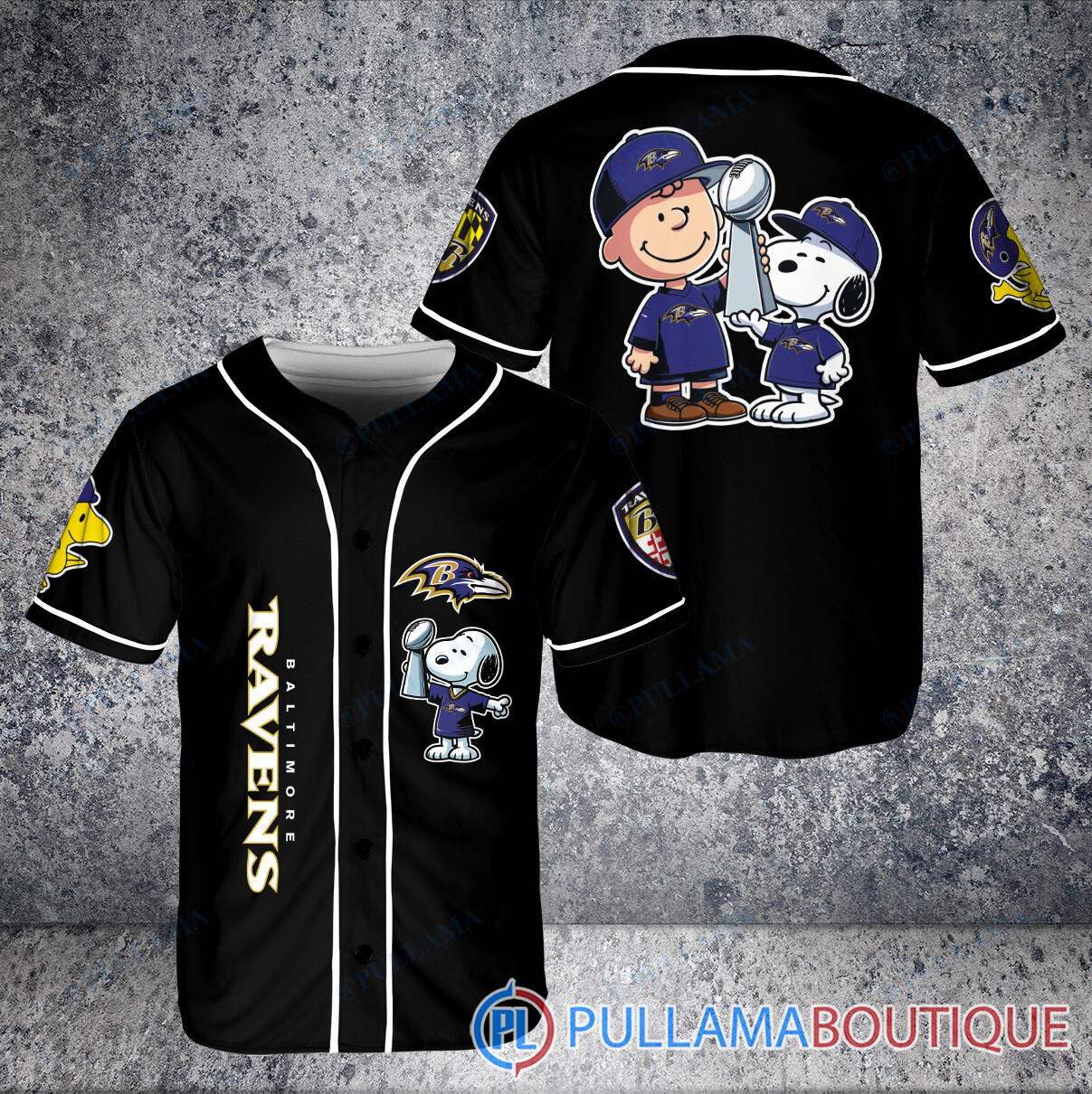 New York Giants x Snoopy and Charlie Brown with Trophy Baseball Jersey White