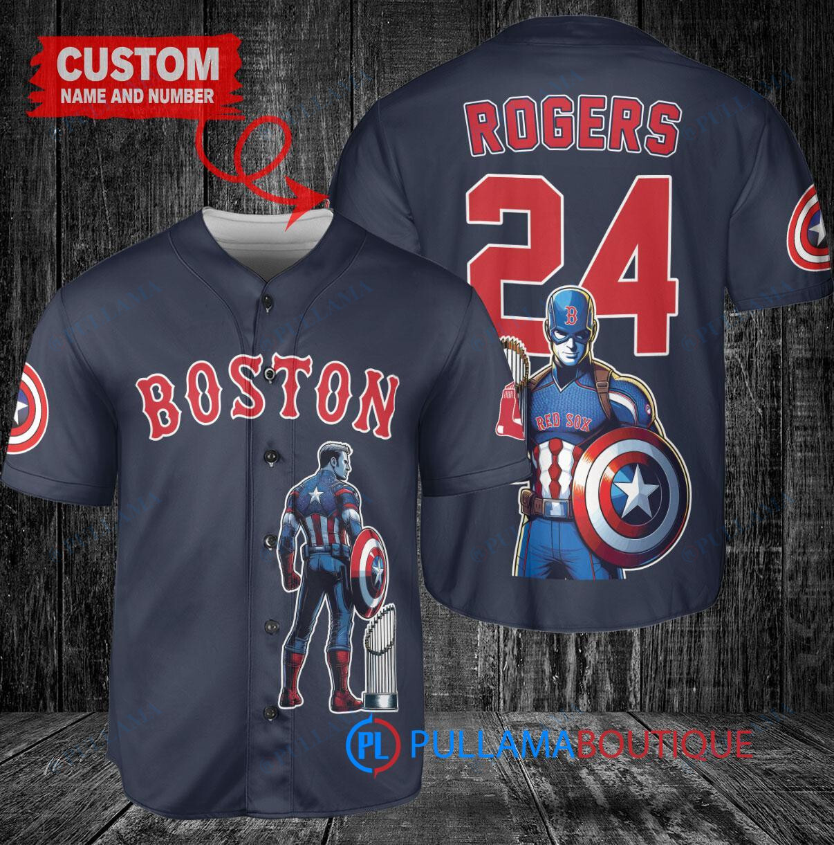 Minnesota Twins x Marvel Captain America Steve Rogers with Trophy Custom Baseball Jersey Gray Road