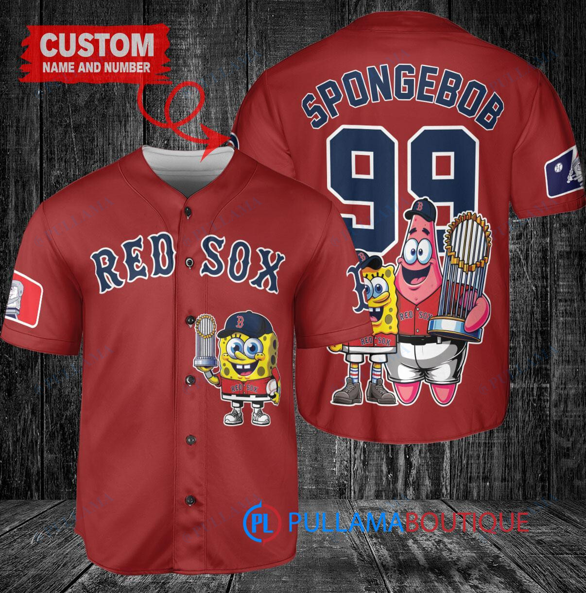 Houston Astros x SpongeBob SquarePants with Trophy Custom Baseball Jersey Gray