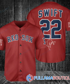 Boston Red Sox x Taylor Swift 22 Baseball Jersey