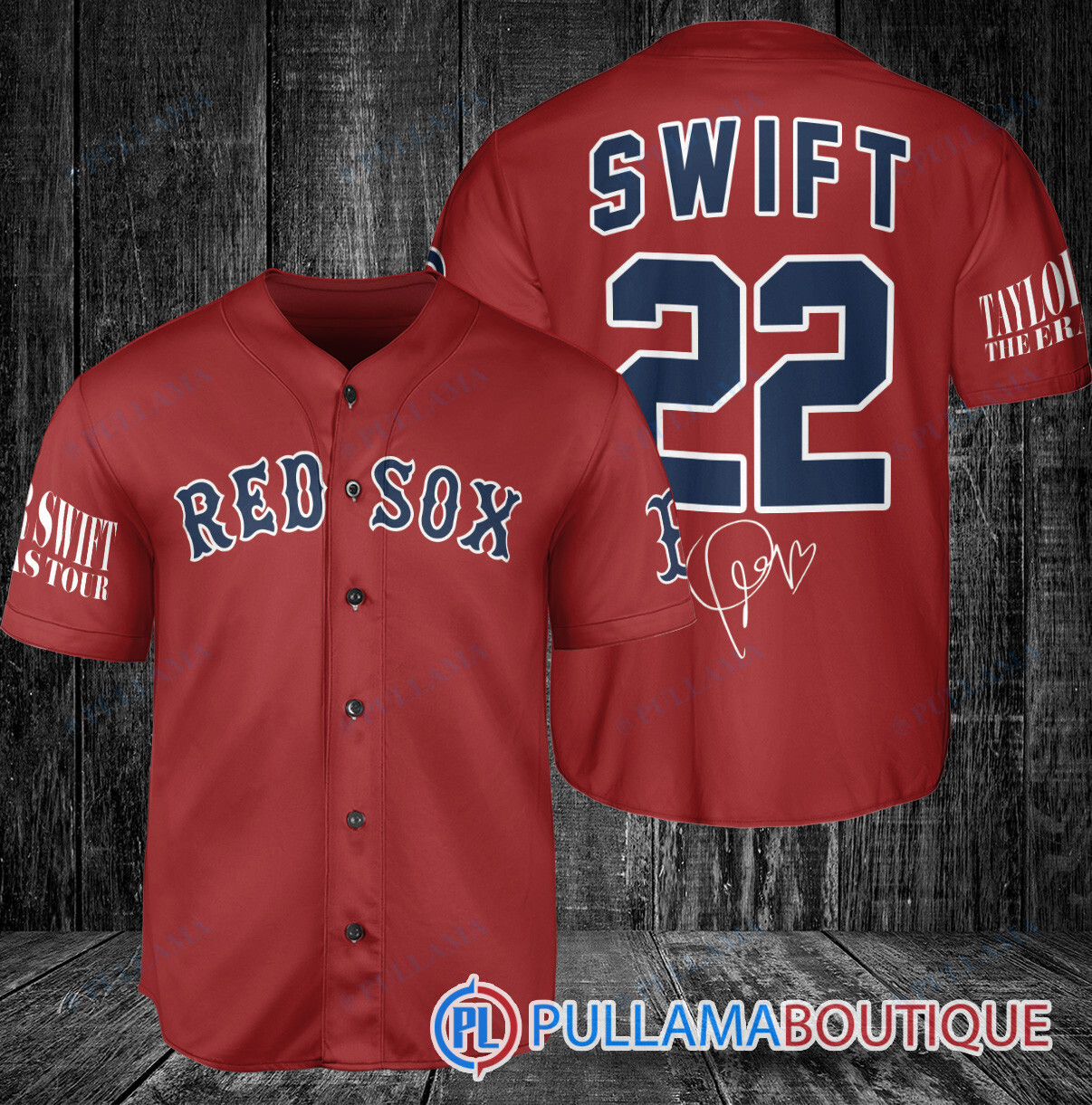 Boston Red Sox x Taylor Swift 89 Baseball Jersey