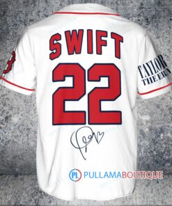 Boston Red Sox x Taylor Swift 22 Baseball Jersey