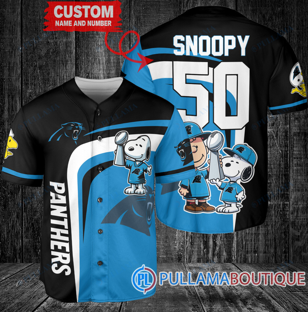 Atlanta Falcons x Snoopy and Charlie Brown with Trophy Custom Baseball Jersey White