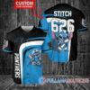 Indianapolis Colts x Stitch with Trophy Custom Baseball Jersey Royal-Black