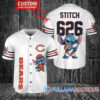 Tennessee Titans x Stitch with Trophy Custom Baseball Jersey White