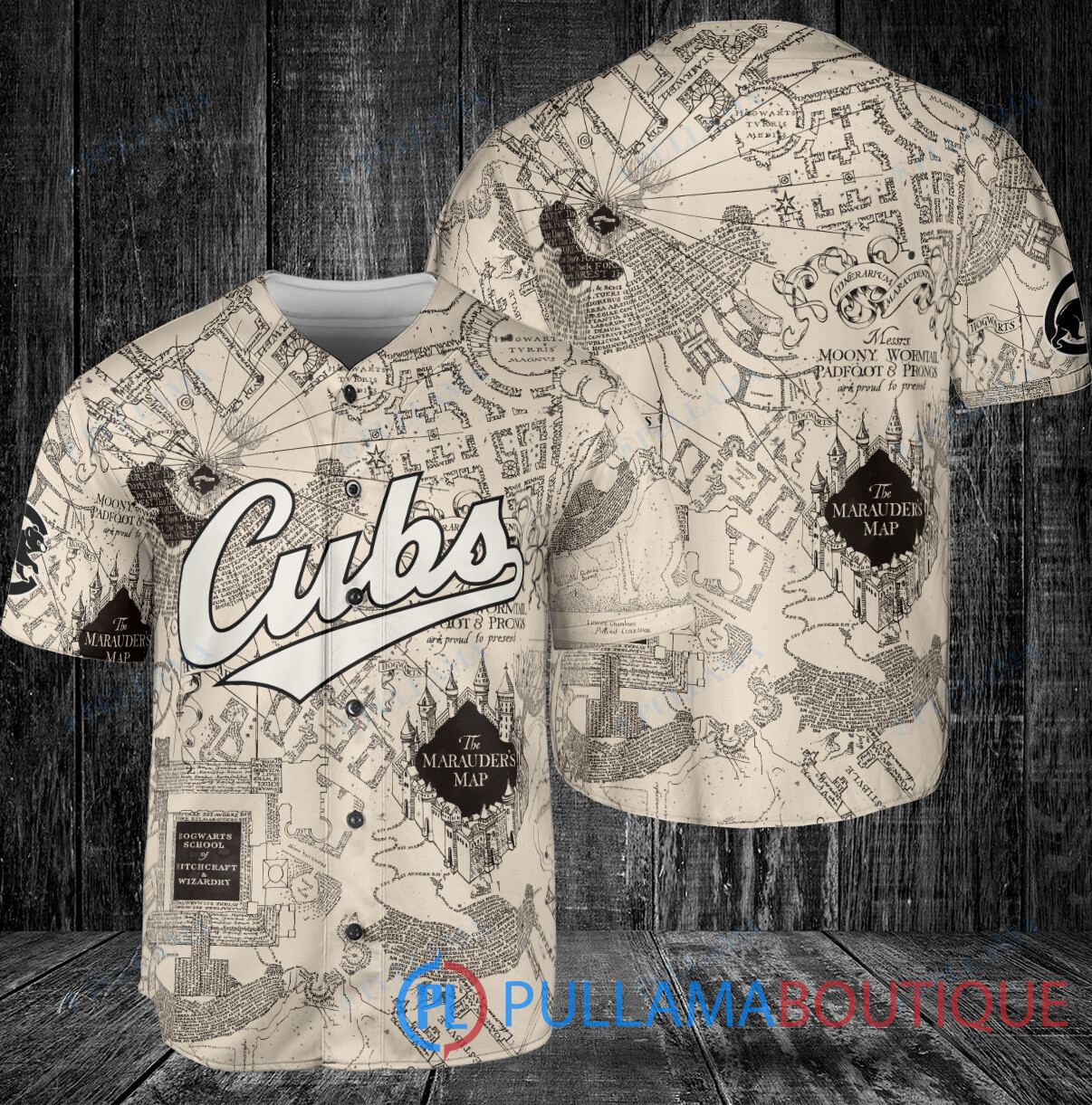 Cincinnati Reds Harry Potter The Marauders Map Baseball Jersey