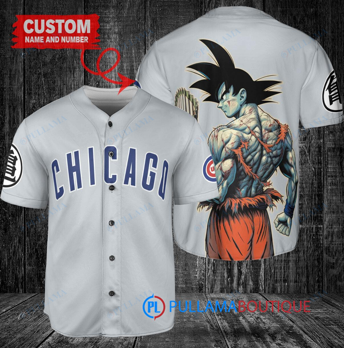 Philadelphia Phillies x Son Goku Kakarot Super Saiyan Dragon Ball Z with Trophy Baseball Jersey White