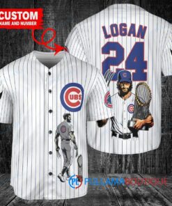 Chicago Cubs x Wolverine Logan with Trophy Custom Baseball Jersey White