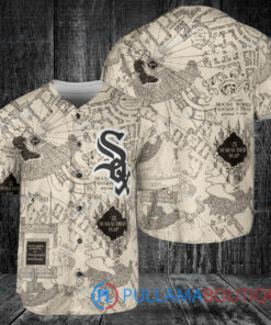 Chicago White Sox Harry Potter The Marauders Map Baseball Jersey