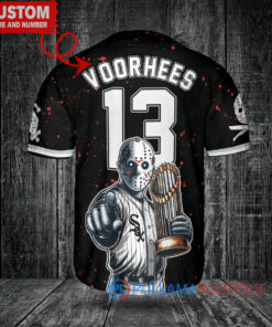 Chicago White Sox Jason Voorhees Halloween World Series Trophy Baseball Jersey