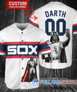 Chicago White Sox x Darth Vader Star Wars with Trophy Baseball Jersey Stripe