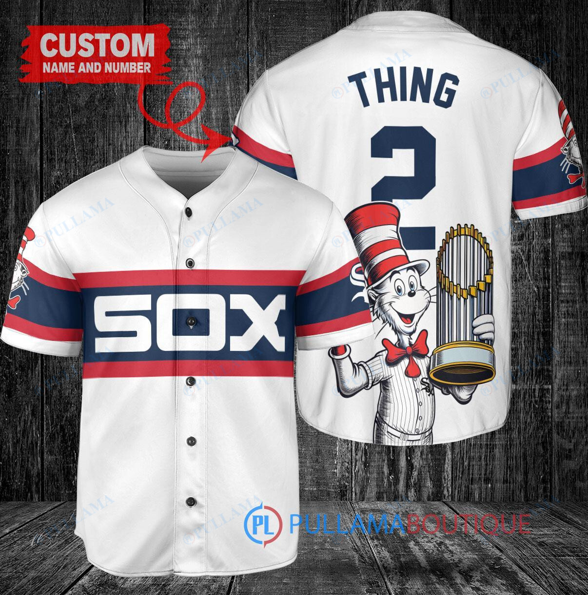 Texas Rangers x Rick and Morty with Trophy Custom Baseball Jersey White