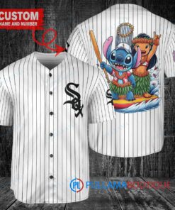 Chicago White Sox x Lilo & Stitch with Trophy Baseball Jersey White