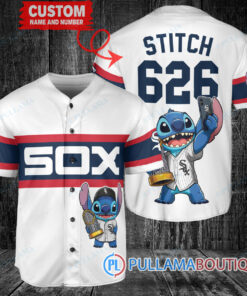 Chicago White Sox x Stitch with Trophy Baseball Jersey Stripe