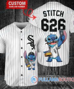 Chicago White Sox x Stitch with Trophy Baseball Jersey White