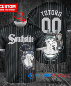 Chicago White Sox x Totoro Studio Ghibli Baseball Jersey – Black City Connect Trophy