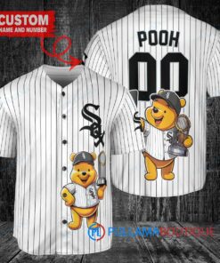 Chicago White Sox x Winnie the Pooh with Trophy Custom Baseball Jersey White