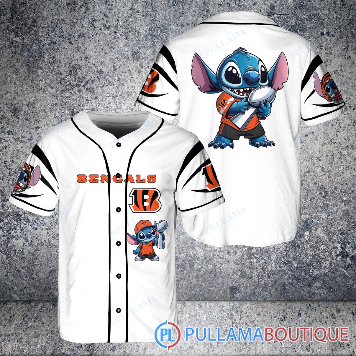 Cleveland Browns x Stitch with Trophy Baseball Jersey White