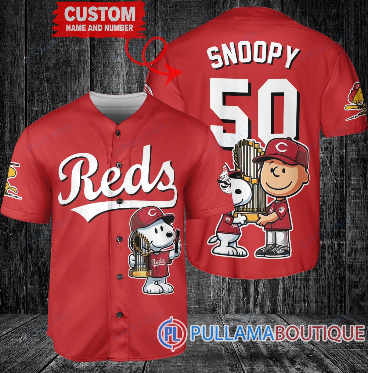 Astros Snoopy Charlie Brown Trophy Baseball Jersey – Black City Connect