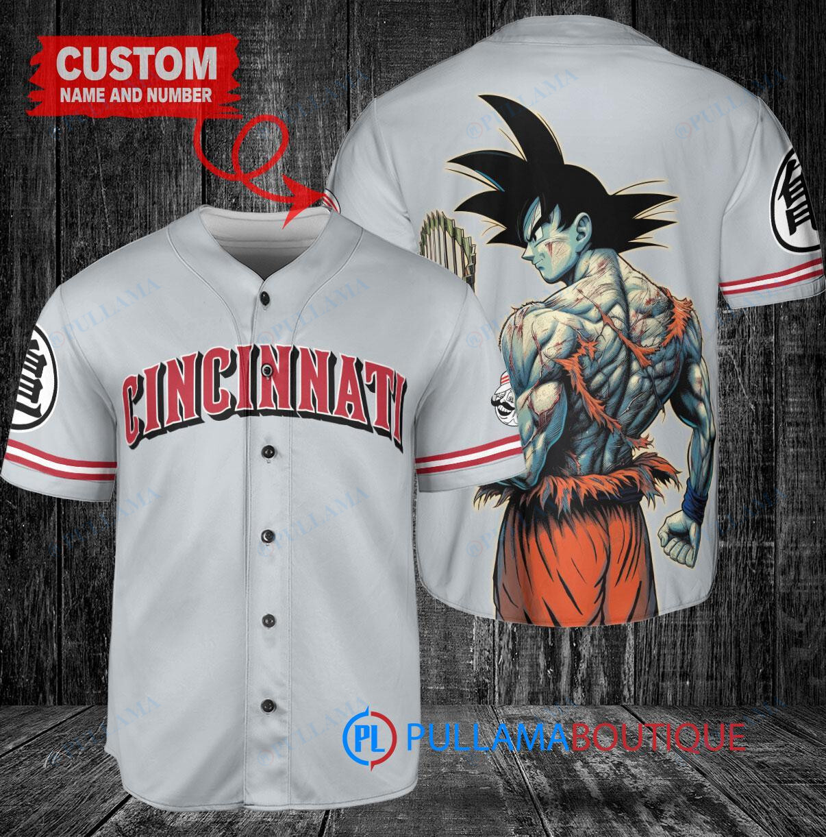 San Diego Padres x Son Goku Kakarot Super Saiyan Dragon Ball Z with Trophy Baseball Jersey White City Connect