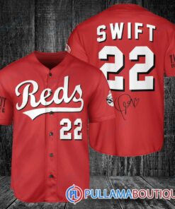 Cincinnati Reds x Taylor Swift 22 Baseball Jersey