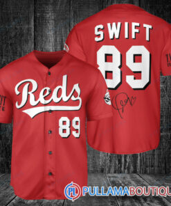 Cincinnati Reds x Taylor Swift 89 Baseball Jersey