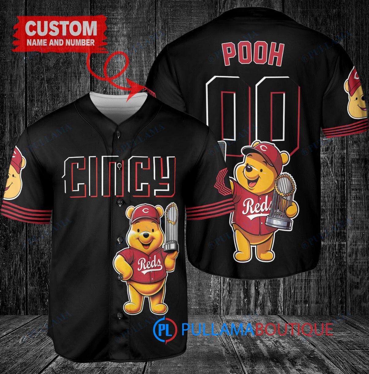 Atlanta Braves x Winnie the Pooh Baseball Jersey White – City Connect Trophy