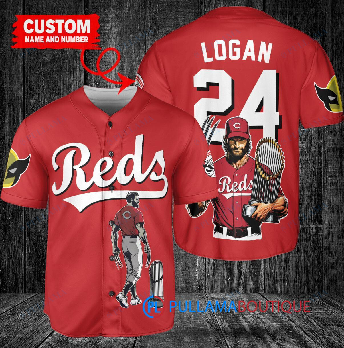 Baltimore Orioles x Wolverine Logan with Trophy Custom Baseball Jersey Black City Connect