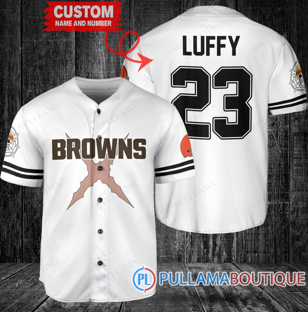 Cincinnati Bengals Luffy After Timeskip One Piece Straw Hats Custom Baseball Jersey